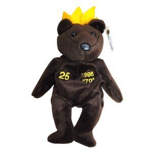 Salvino's Bamm Beano's Mark McGwire #25 Brown Stuffed Bear Collectible – Vintage